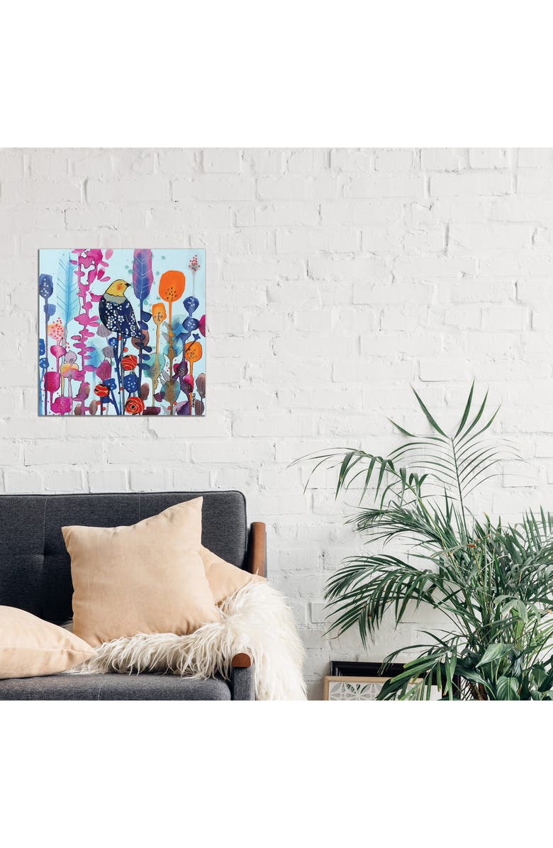 iCanvas Juste Ici by Sylvie Demers Canvas Wall Art, Alternate, color, Blue