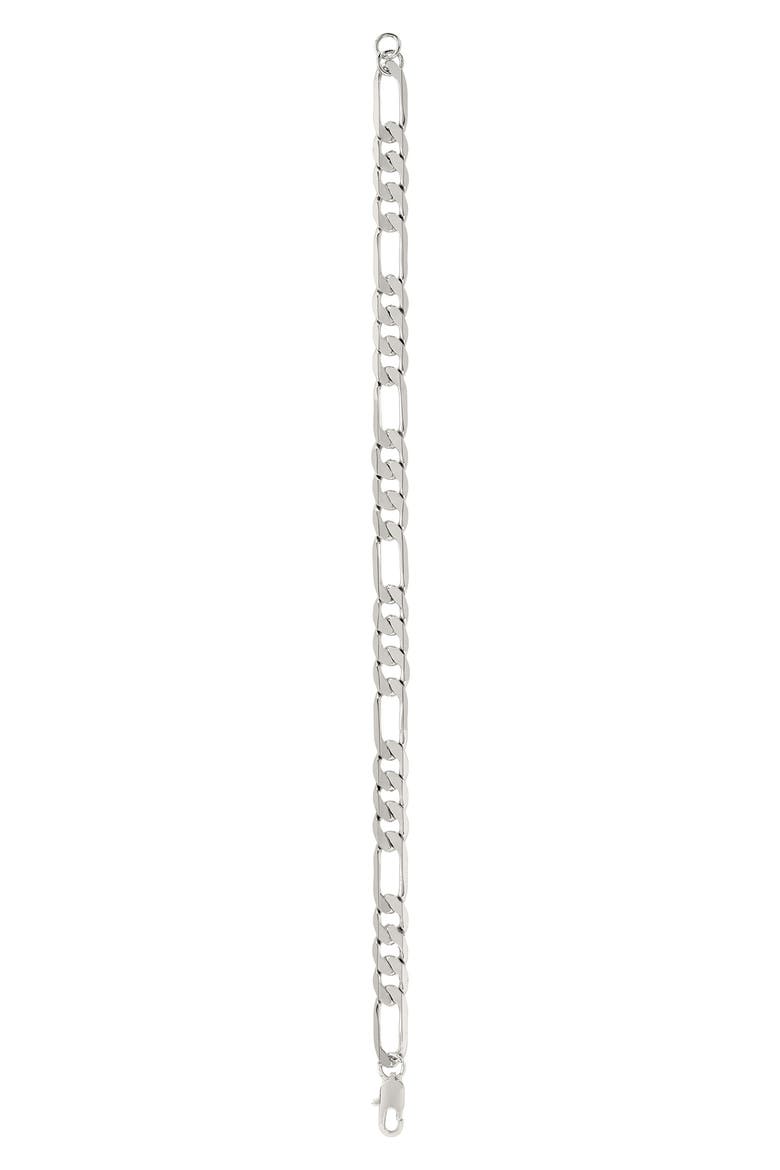 Men's Figaro Necklace & Bracelet Set, Alternate, color, SILVER