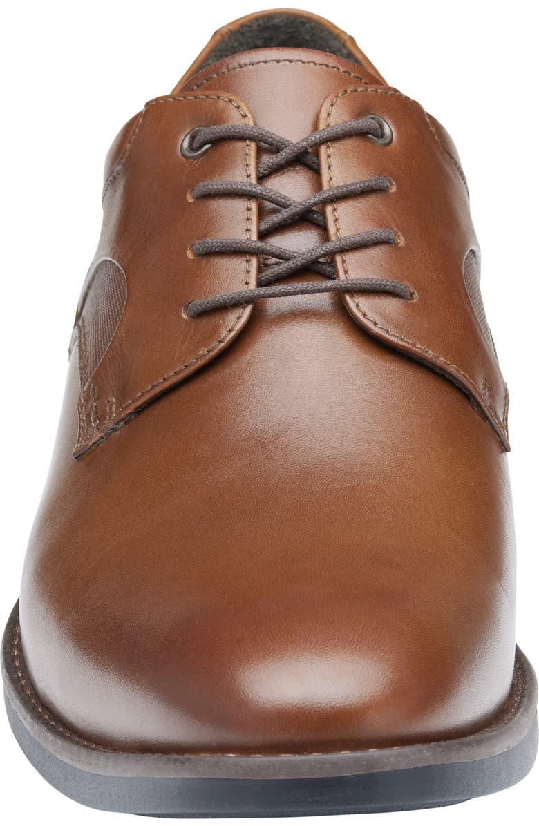 Johnston & Murphy Holcomb Waterproof Plain Toe Derby, Alternate, color, Tan Waterproof Full Grain
