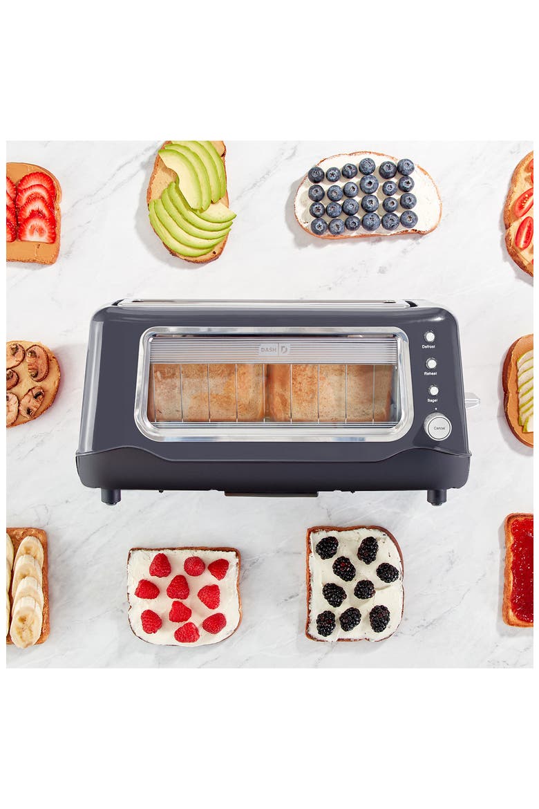 Clear View Toaster, Alternate, color, COOL GREY