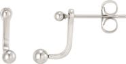 Adornia 18k Gold Plated Sphere Ear Jackets