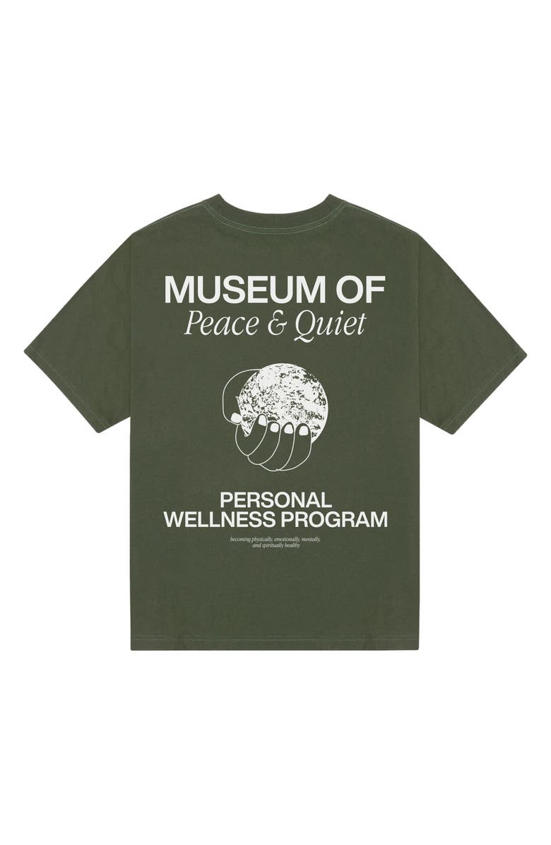 Museum of Peace & Quiet Wellness Program Graphic T-Shirt, Alternate, color, 