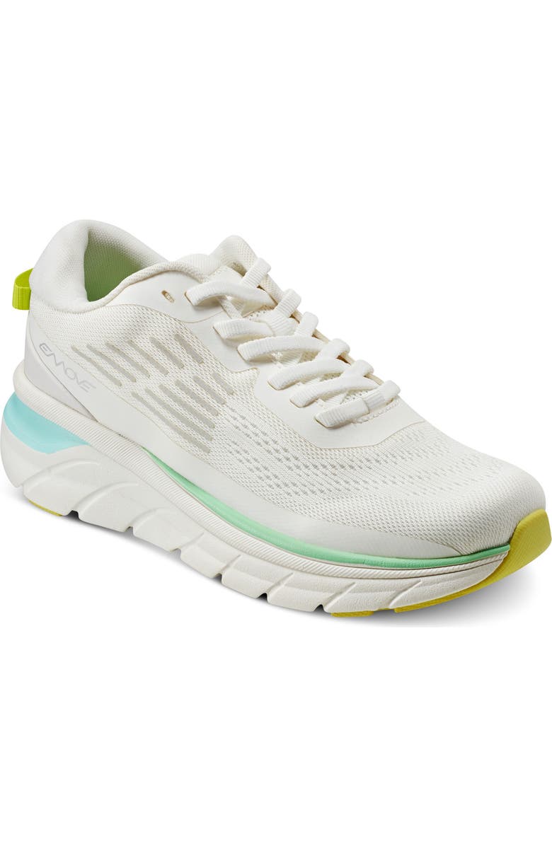 Easy Spirit x Denise Austin Mel Sneaker, Main, color, White