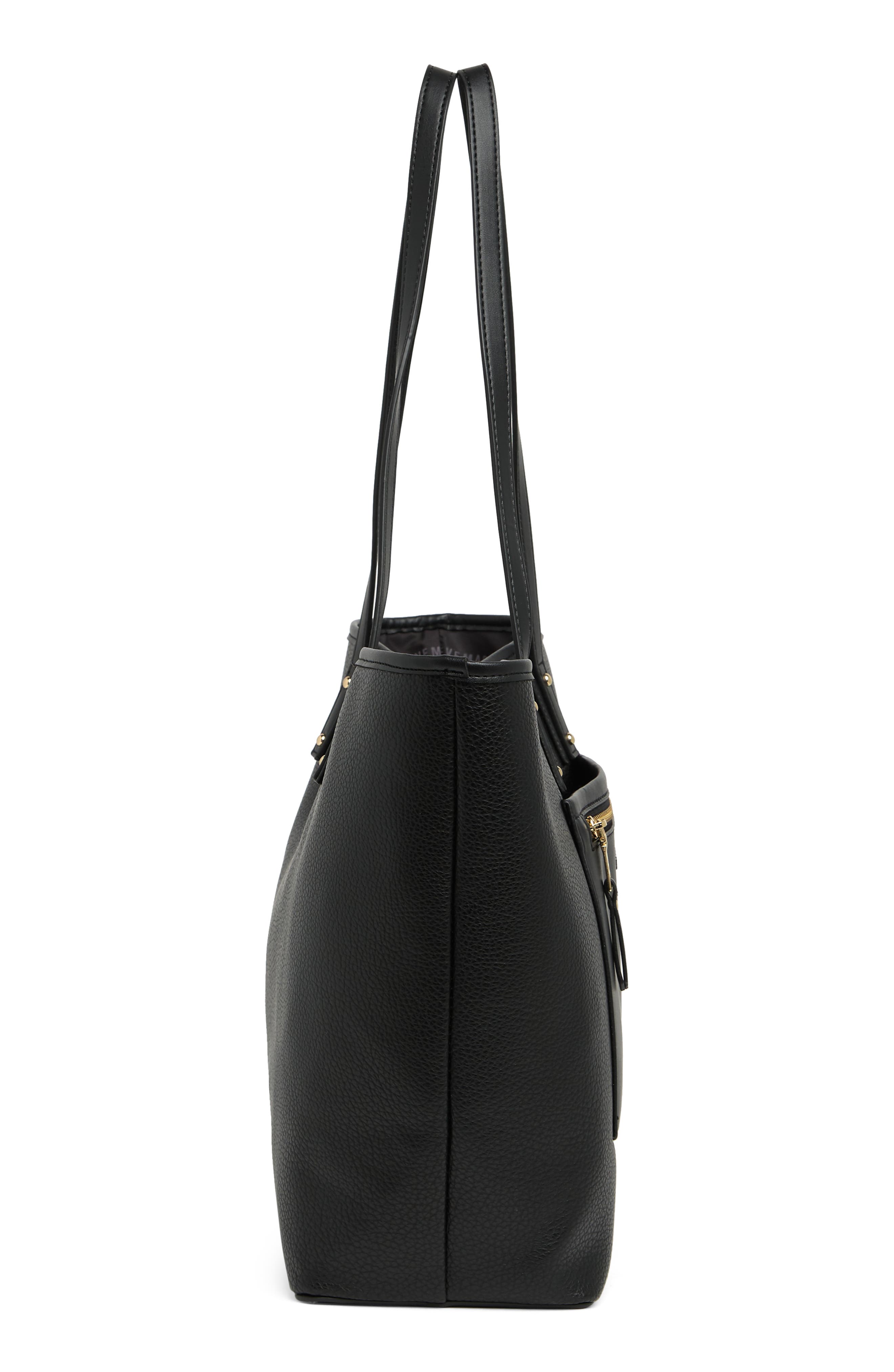 Steve Madden Brosey Tote Bag with Convertible Pouch, Alternate, color, 