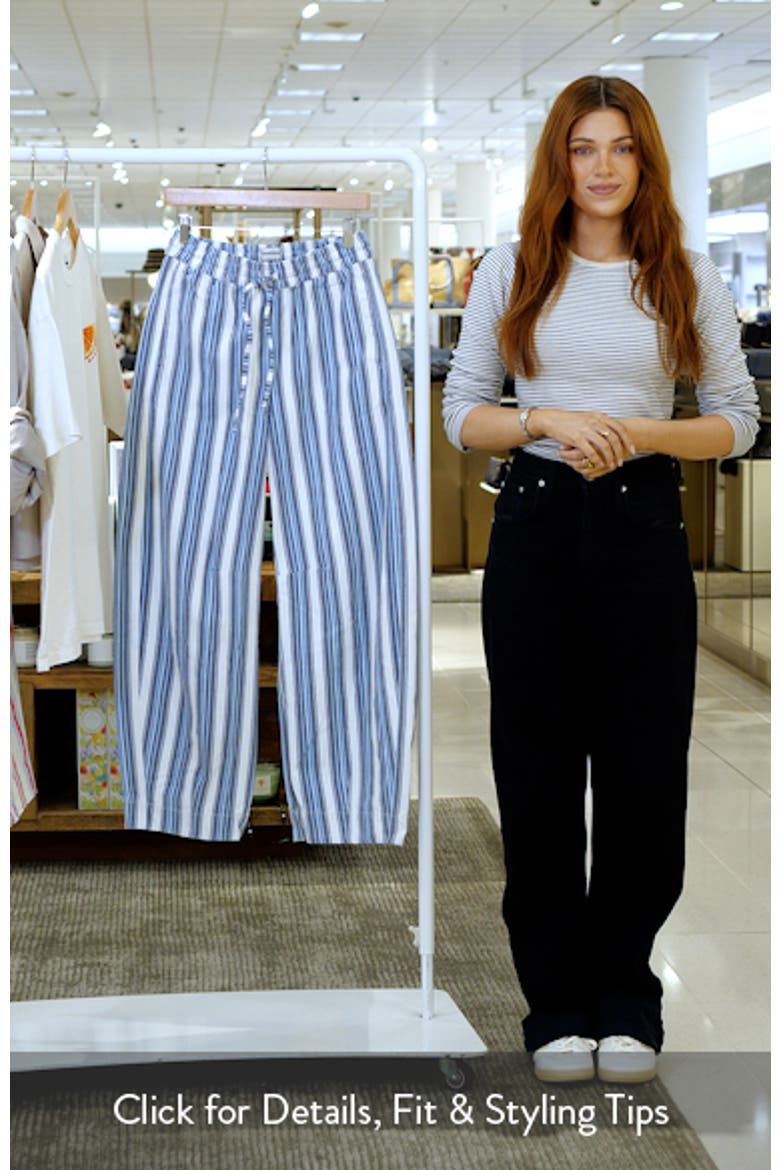 Felix Stripe Organic Cotton Drawstring Jeans video