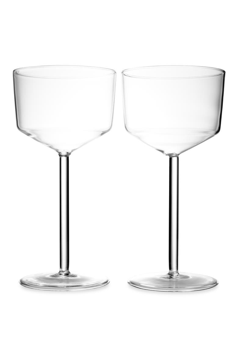 Juniper Set of 2 Small Wine Glasses, Main, color, CLEAR