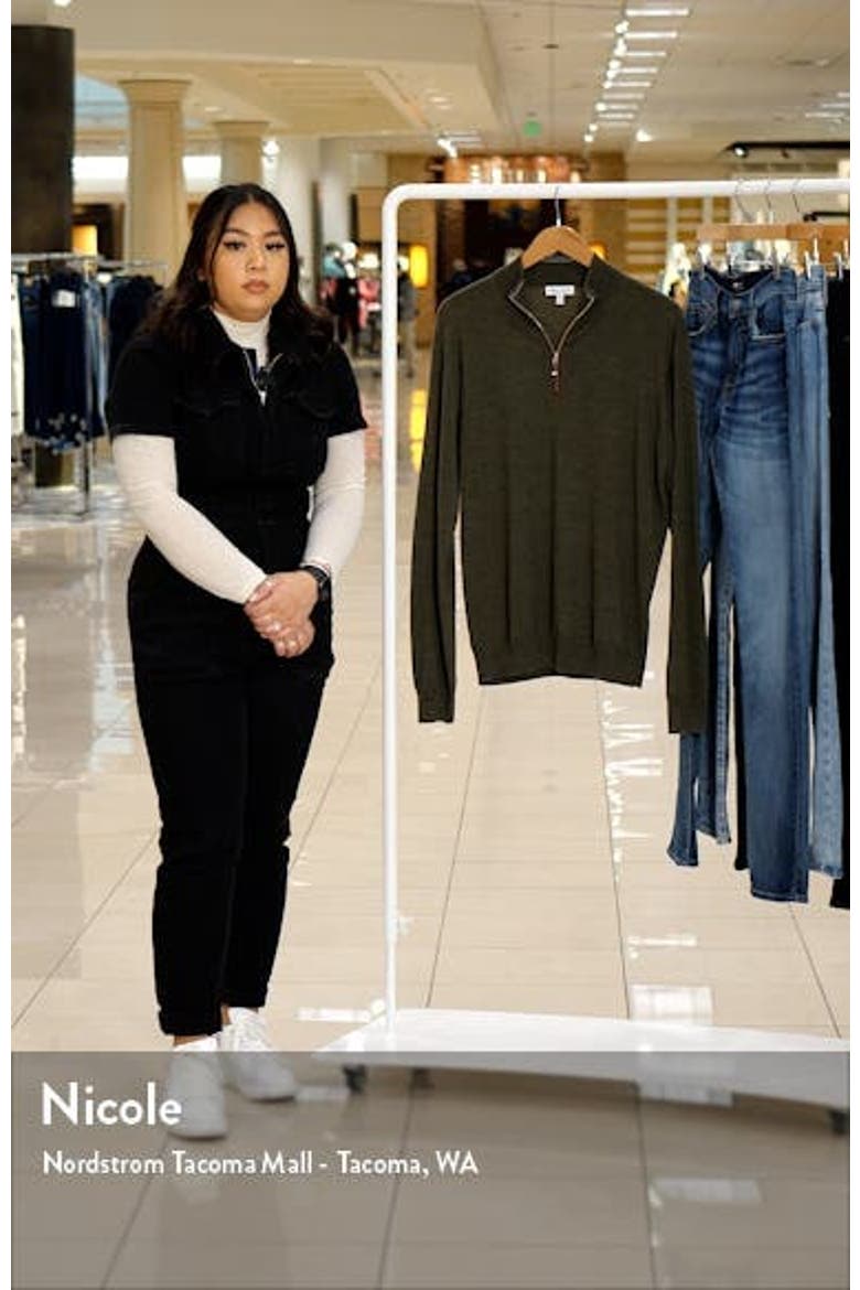Autumn Crest Wool Blend Quarter Zip Pullover video