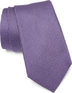 Jack Victor Micro Houndstooth Silk Tie