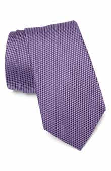 Micro Houndstooth Silk Tie