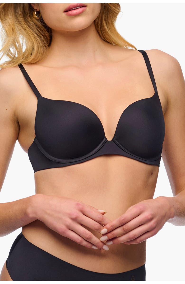 Cosabella Lisciante Push Up Bra, Main, color, Black