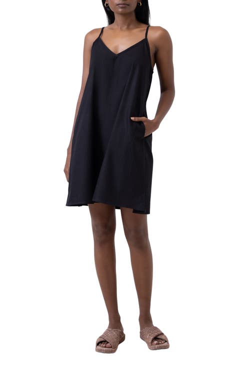 Short Tent Dress with Back Tie