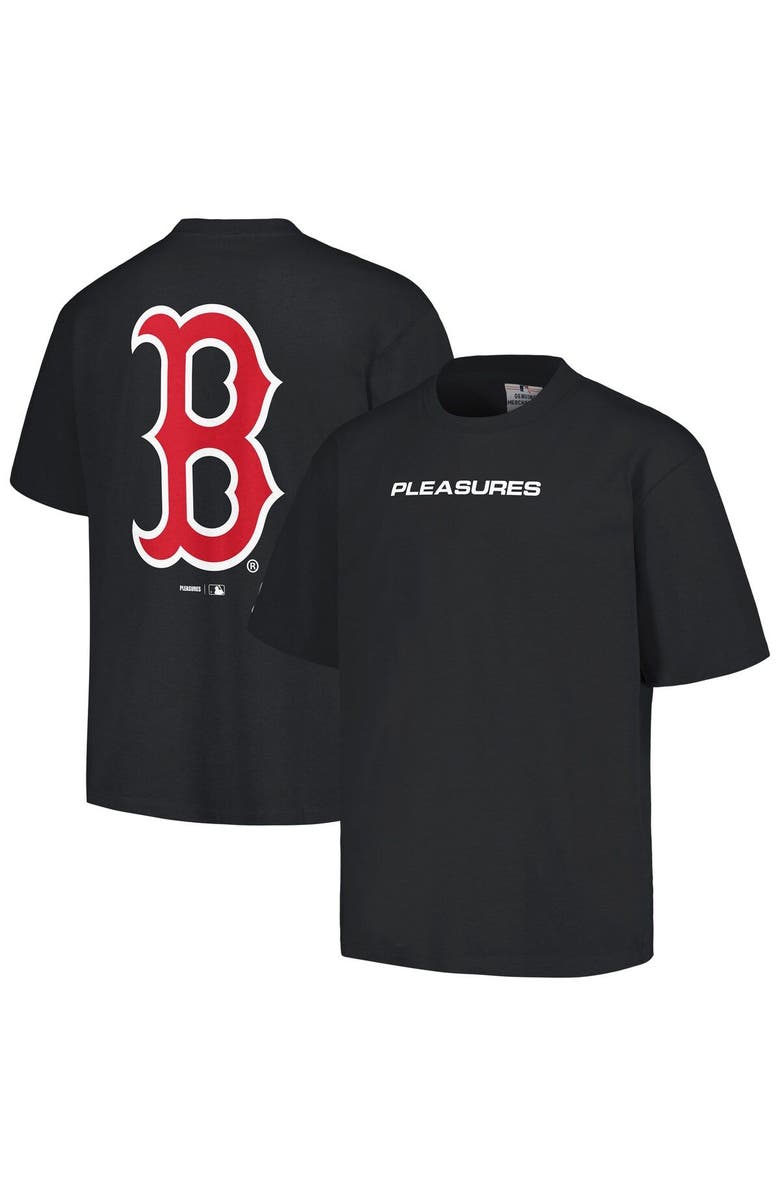 PLEASURES Men's PLEASURES Black Boston Red Sox Ballpark T-Shirt, Main, color, Black