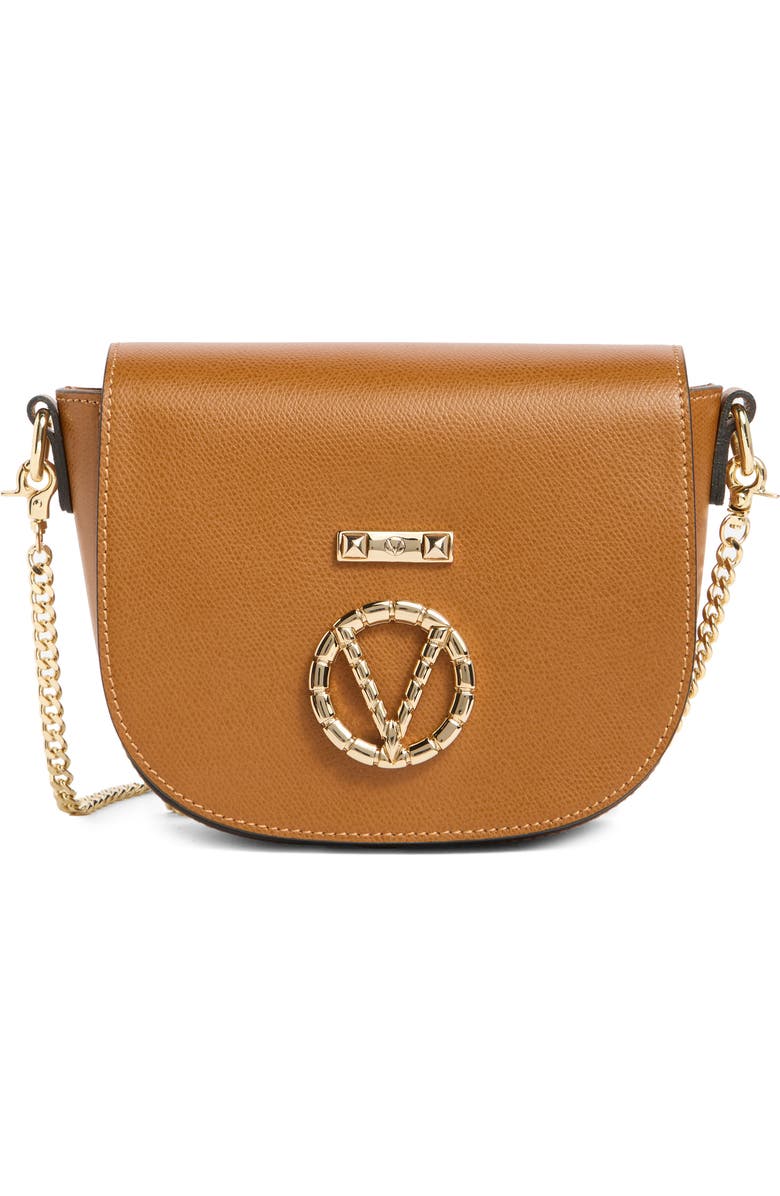 VALENTINO BY MARIO VALENTINO Joestte Bonbonniere VLOGO Crossbody Bag, Main, color, Caramel