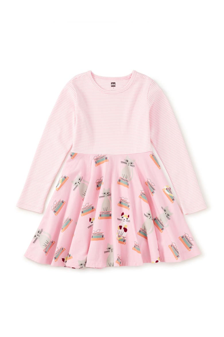 360 Twirl Dress, Main, color, Bookshop Cat