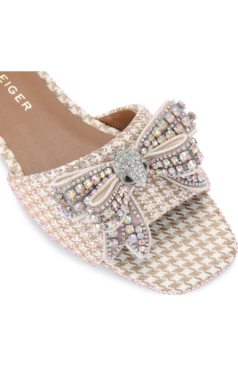 Kurt Geiger London Kensington Bow Slide Sandal, Alternate, color, Blush