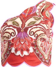 FARM Rio Odara One Shoulder Scallop Crop Top