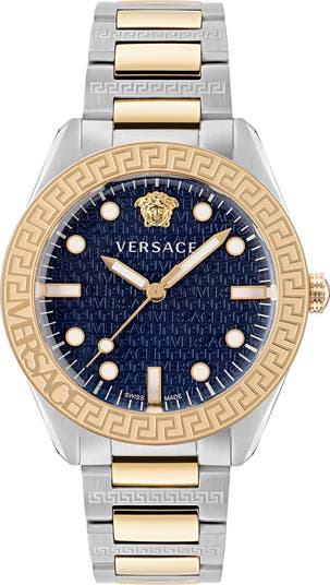 Greca Dome Bracelet Watch, 42mm