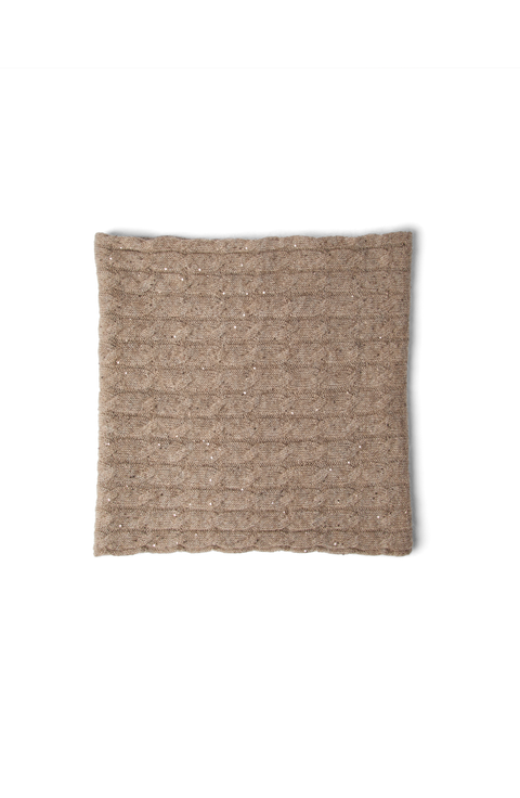 Dazzling knit neck warmer