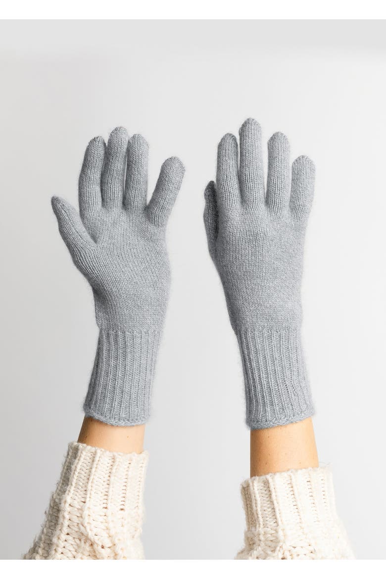 Cashmere Gloves, Alternate, color, Grey