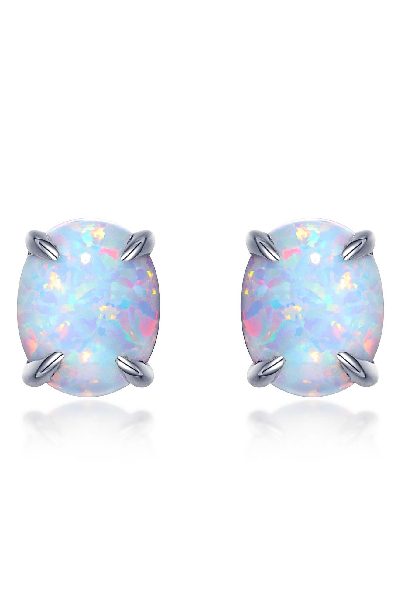 Lafonn Simulated Opal Stud Earrings