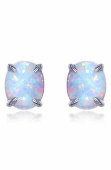 Lafonn Simulated Opal Stud Earrings