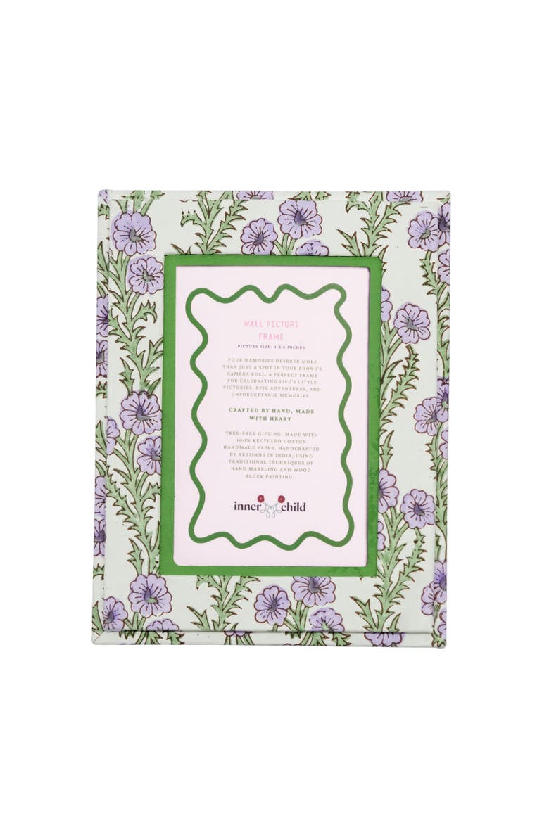 Purple Forget-Me-Not Picture Frame - 4x6, Alternate, color, Purple