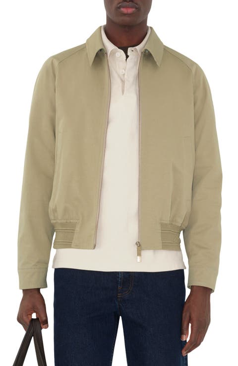 Harrington Cursive Hem Jacket