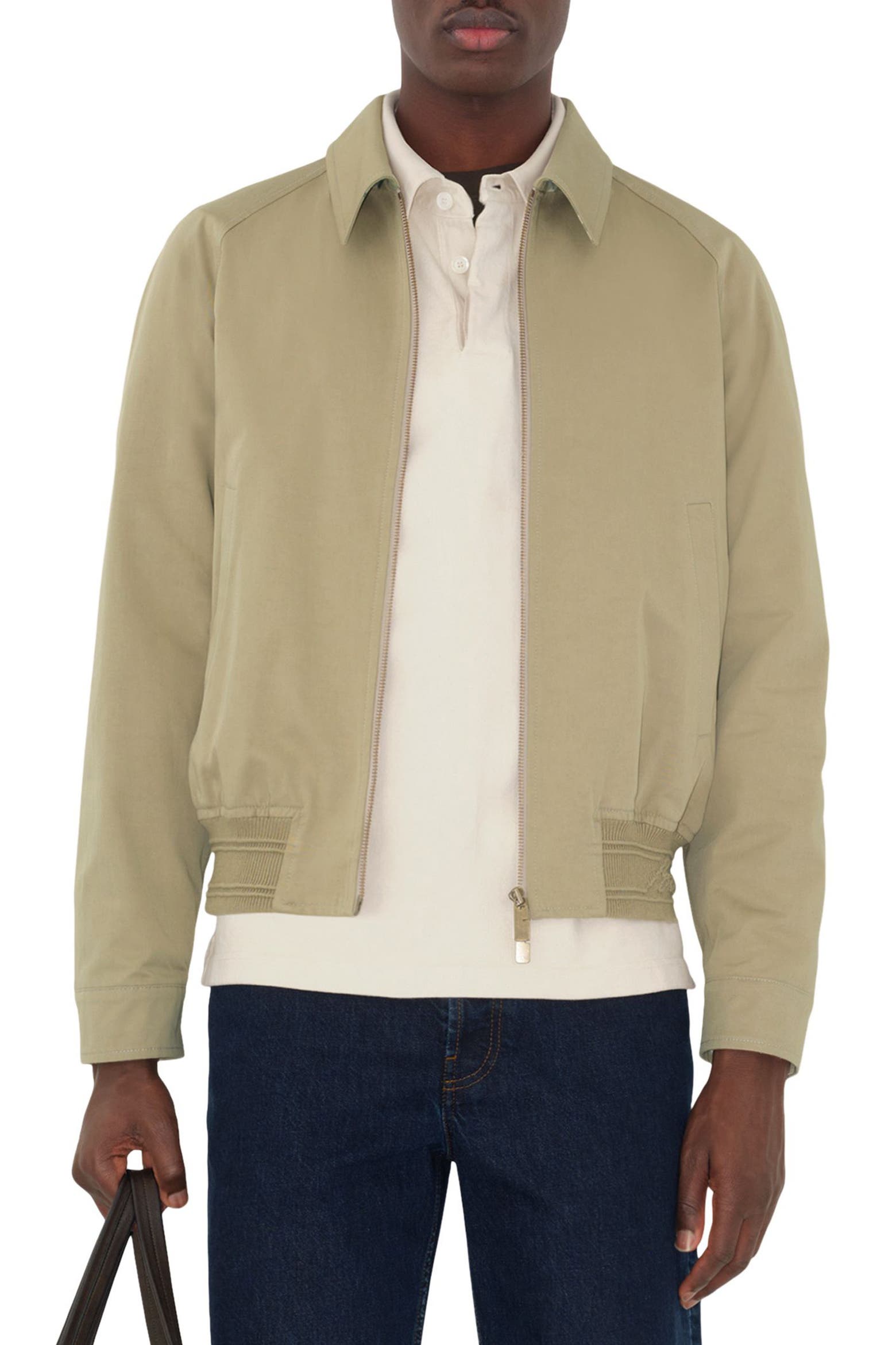 Local Cursive Text Burberry Harrington Cursive Hem Jacket (Men) | Nordstrom