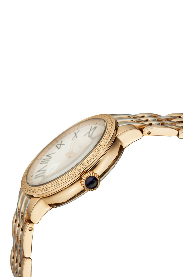 Astor Diamond Quartz Watch, 40mm - 0.24 ctw, Alternate, color, TWO TONE SS-GOLD
