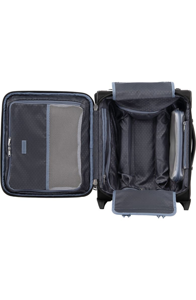 TRAVELPRO Platinum Elite Softside Expandable Carry-On 16-Inch 2 Wheel Luggage, Alternate, color, Shadow Black
