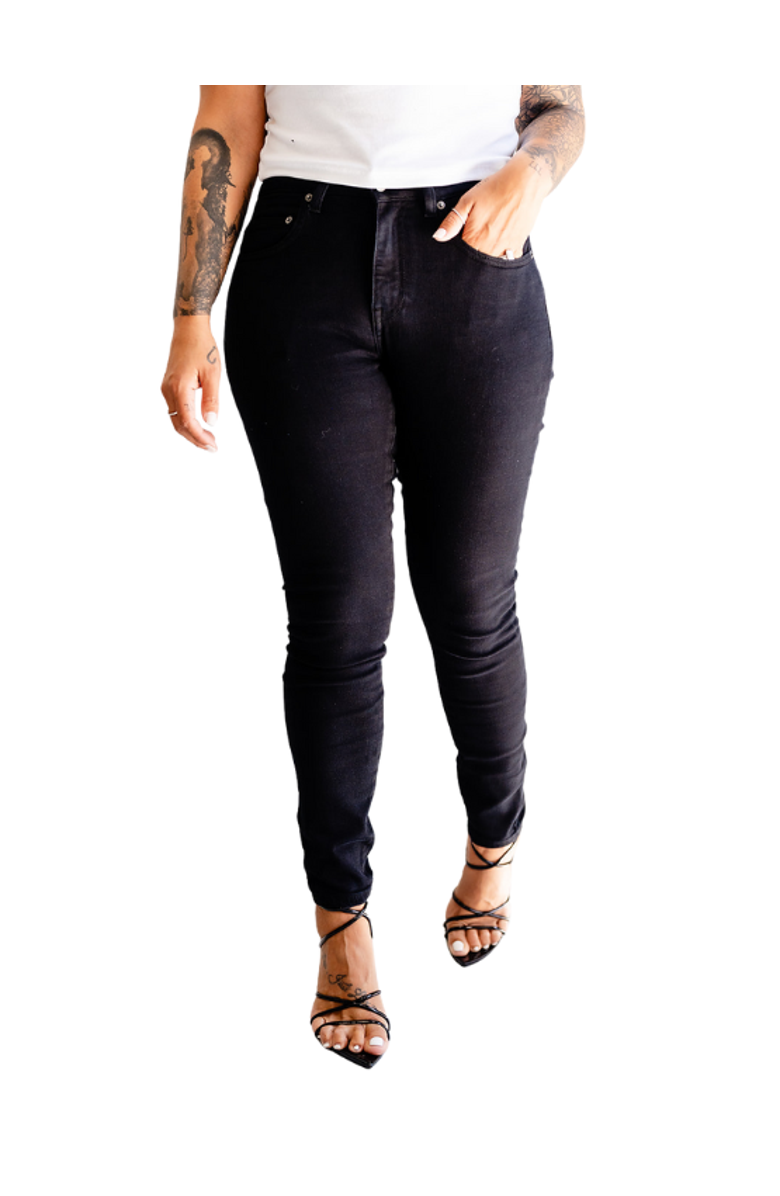 Dapper Boi Skinny Black Jeans, Alternate, color, Black