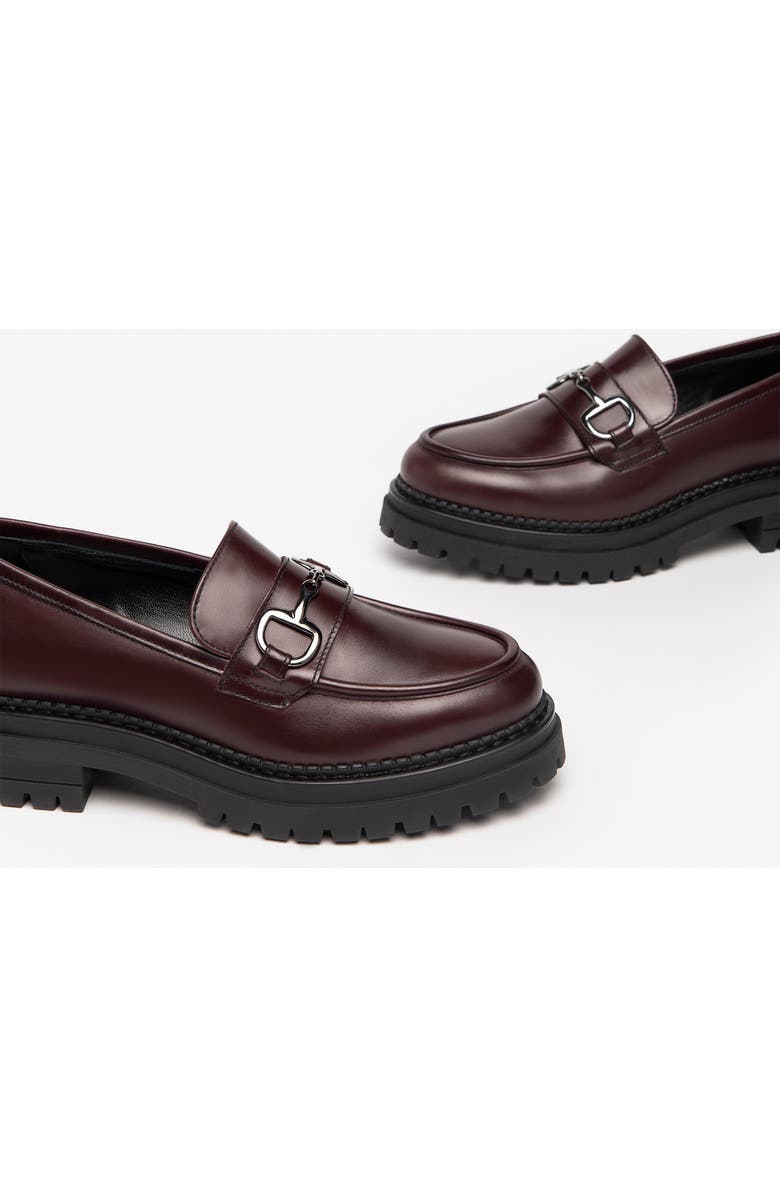 NeroGiardini Bit Platform Loafer, Alternate, color, Bordeau