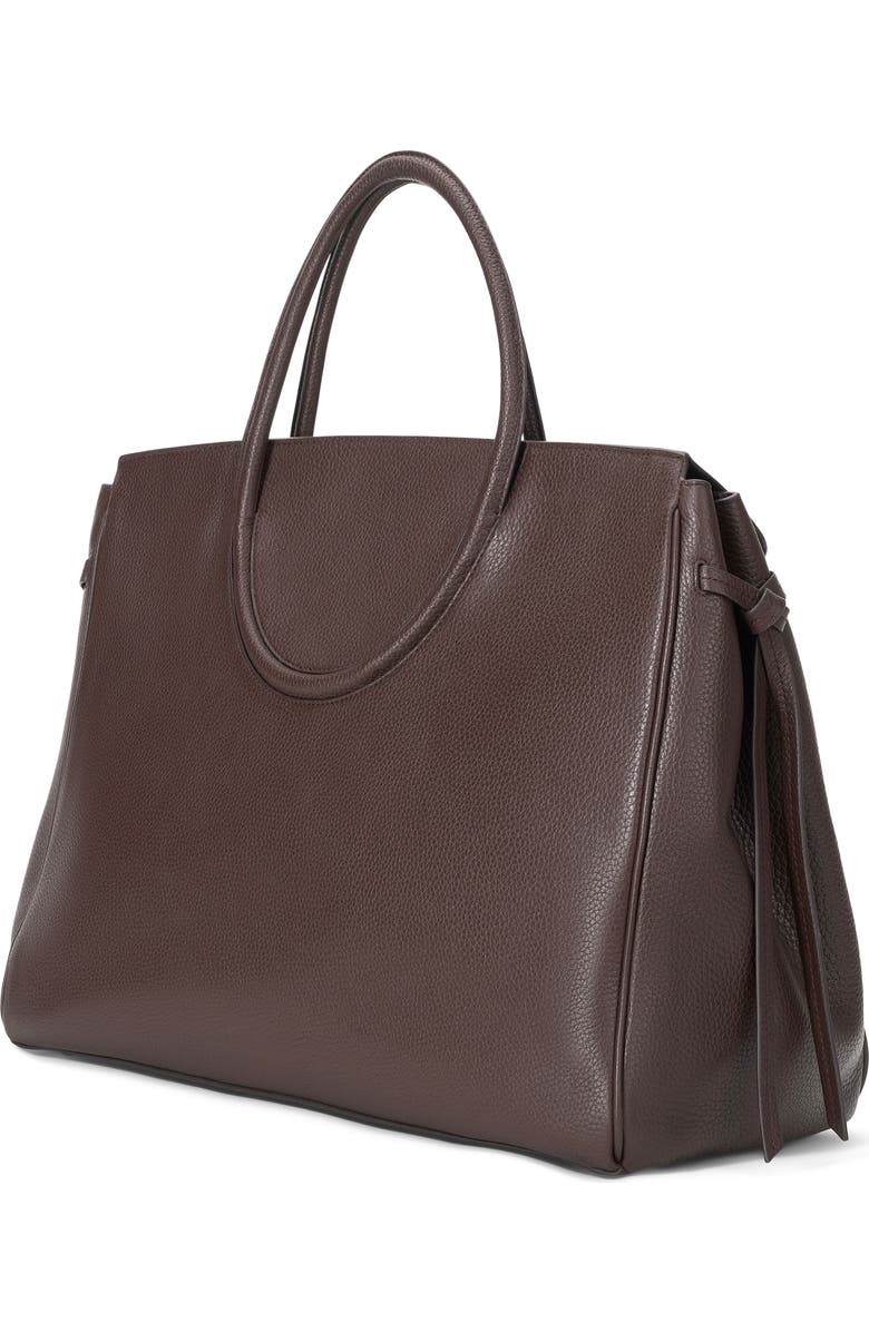 STAUD Maude Carryall Leather Tote, Alternate, color, Espresso