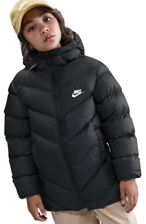 Kids' Sportswear All Day Play Therma-FIT Mid Length Puffer Jacket
