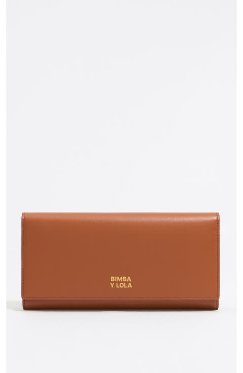 Tan Leather Continental Wallet