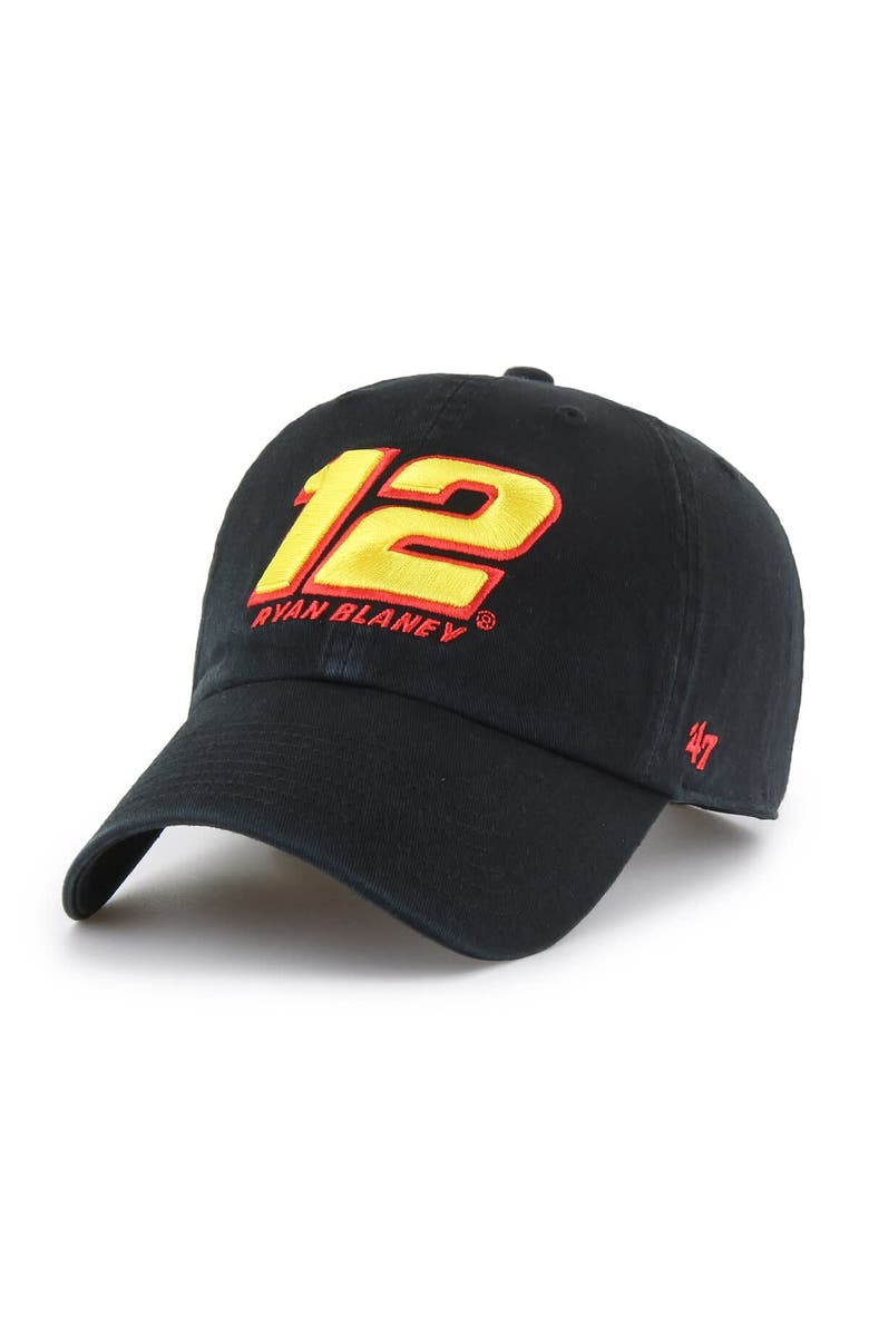 '47 Men's '47  Black Ryan Blaney  Clean Up Adjustable Hat, Main, color, 