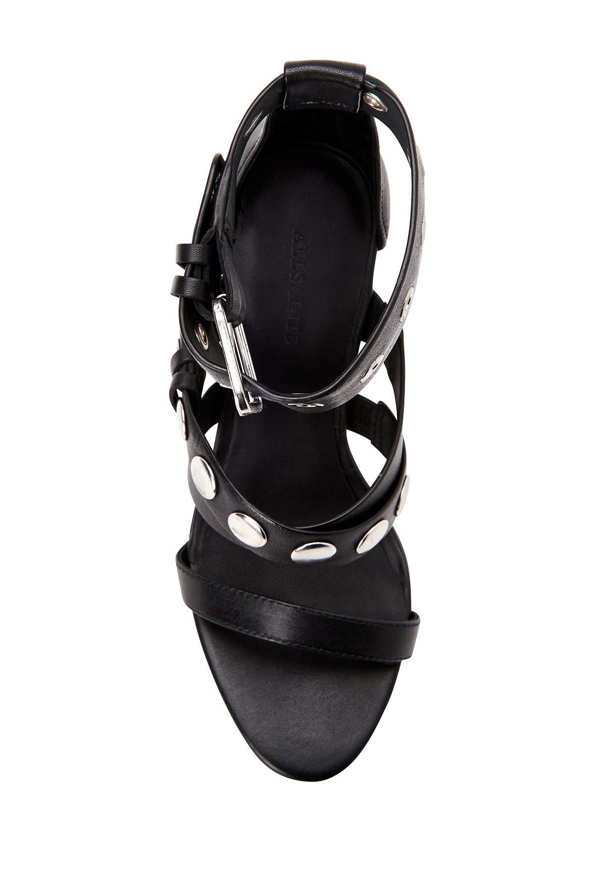 AllSaints Manon Leather Strappy Sandal (Women) | Nordstromrack