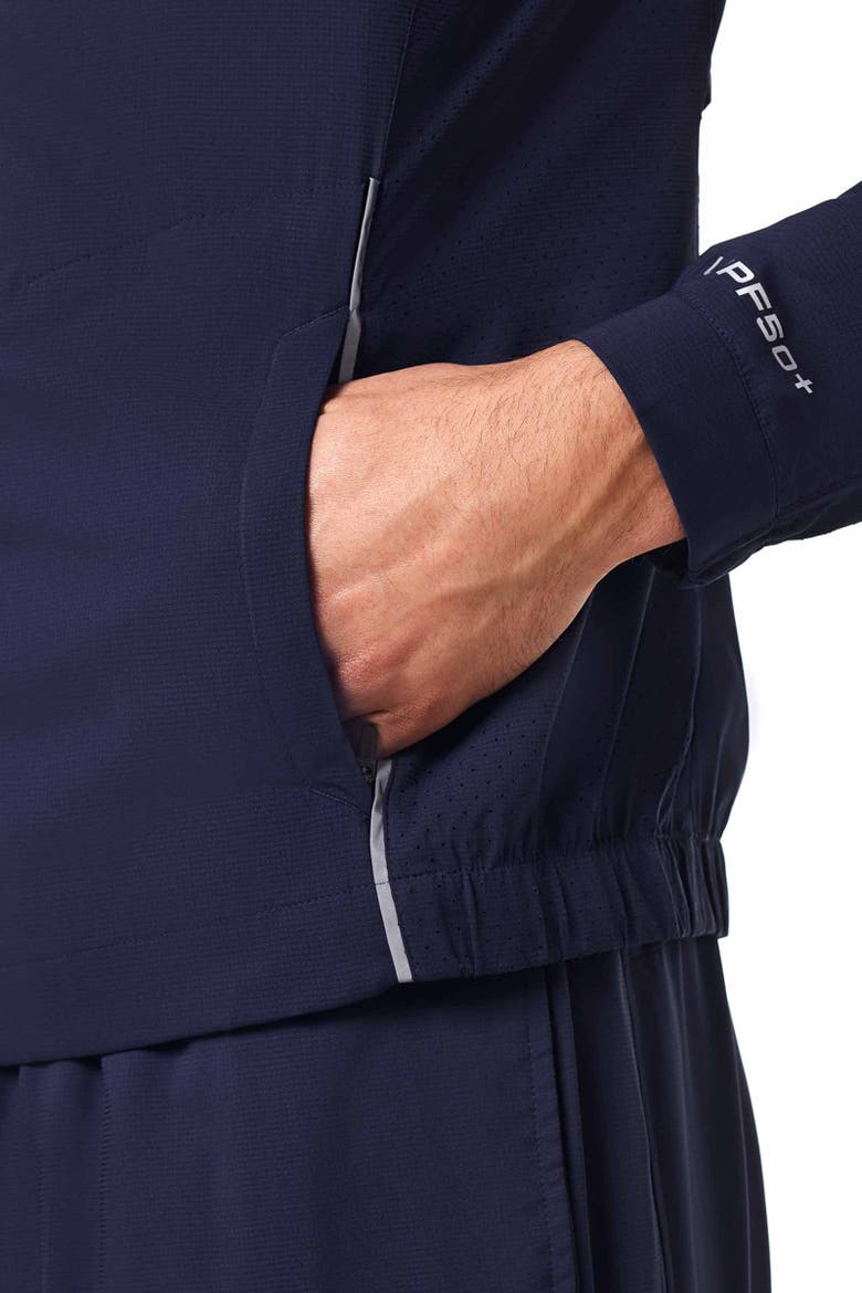 Men's Outpace Sport Jacket, UPF 50+ Sun Protection, Alternate, color, Navy
