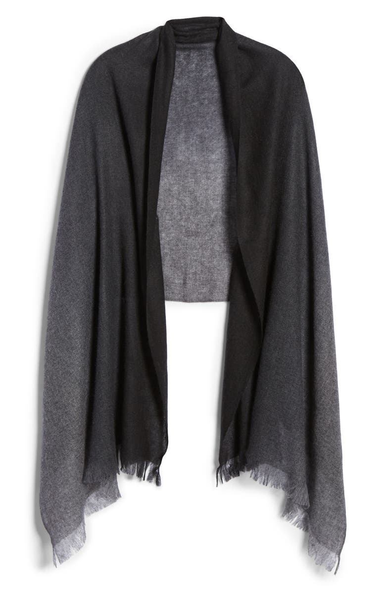 Nordstrom Dip Dye Cashmere Scarf, Alternate, color,