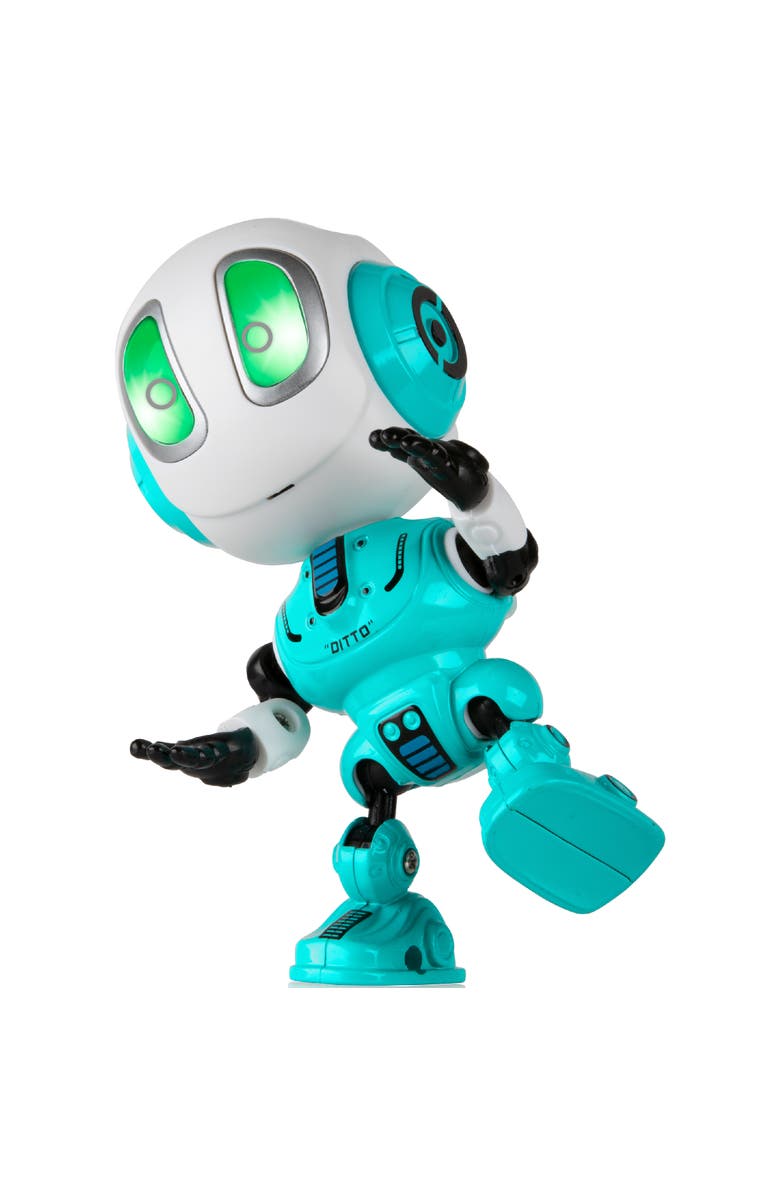 Force1 Ditto Mini Voice Changer Robot Toy, Main, color, Blue