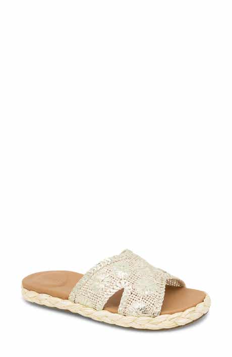 Tristan Woven Raffia Sandal