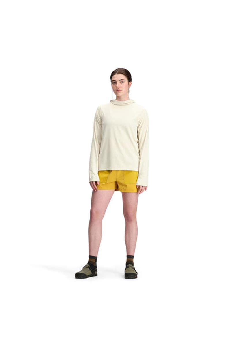 Topo Designs Women's Sun Hoodie, Alternate, color, Bone White