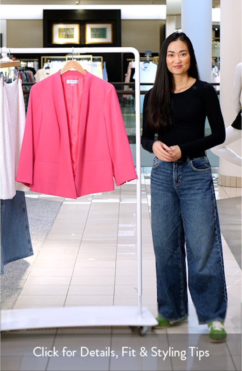 Open Cardigan-Style Blazer, sales video thumbnail