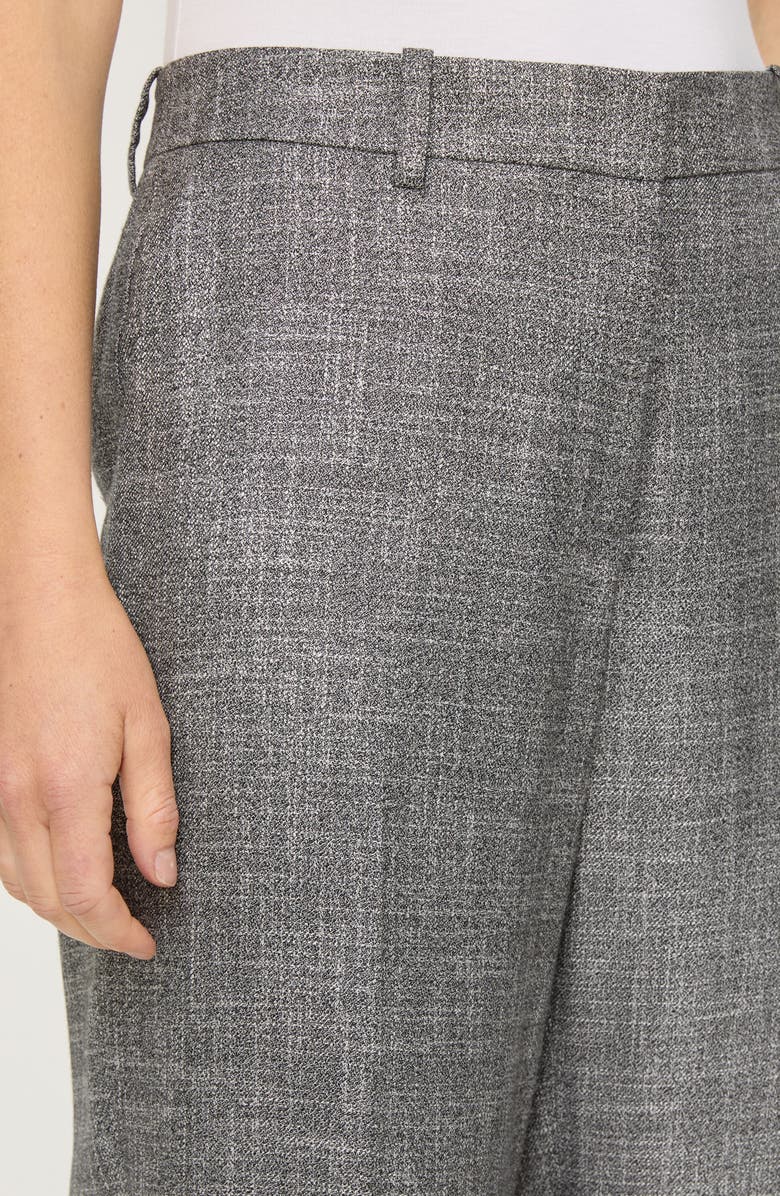 Lafayette 148 New York Gates Twill Straight Leg Trousers, Alternate, color, Black Multi