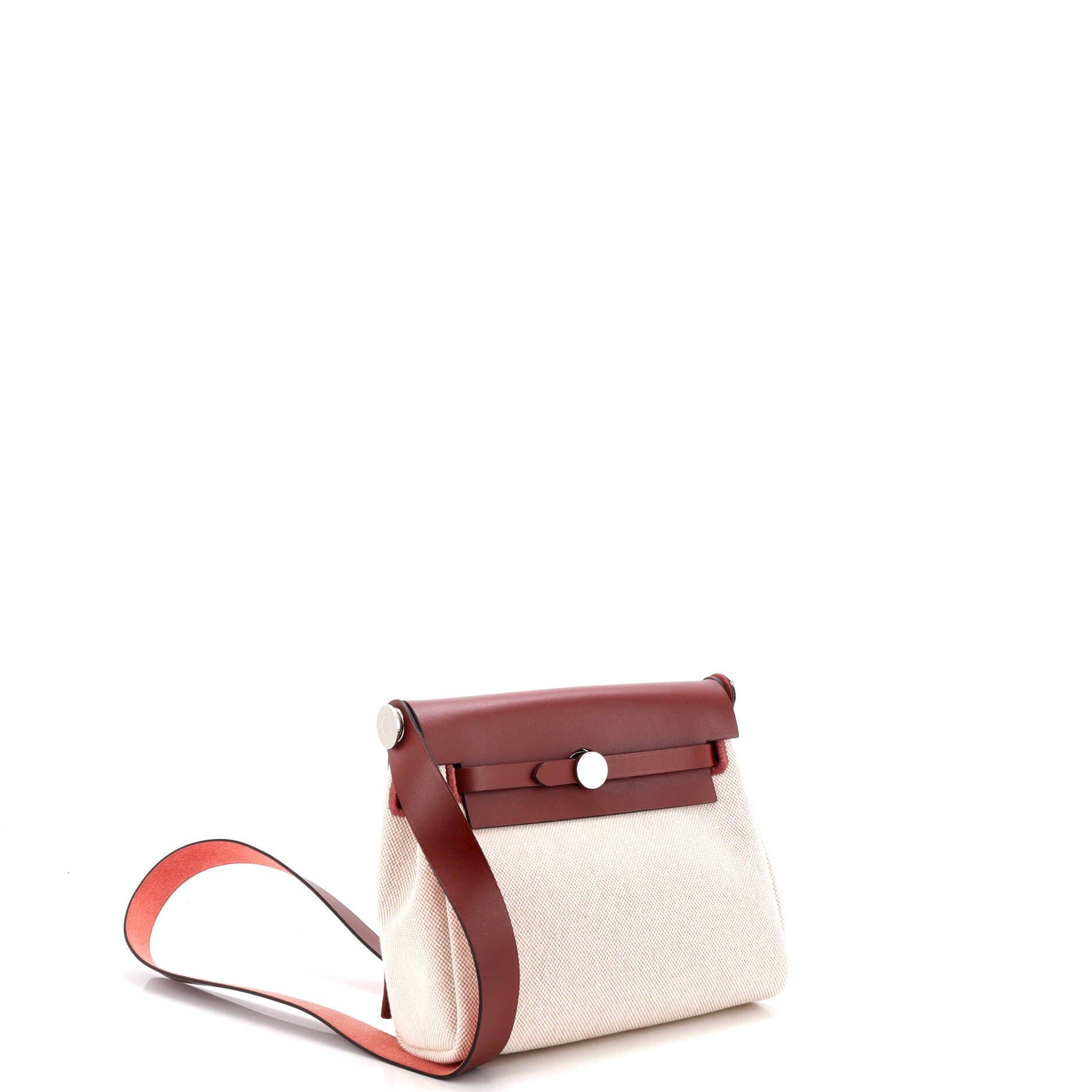 Herbag Zip Toile and Leather 20, Alternate, color, Red