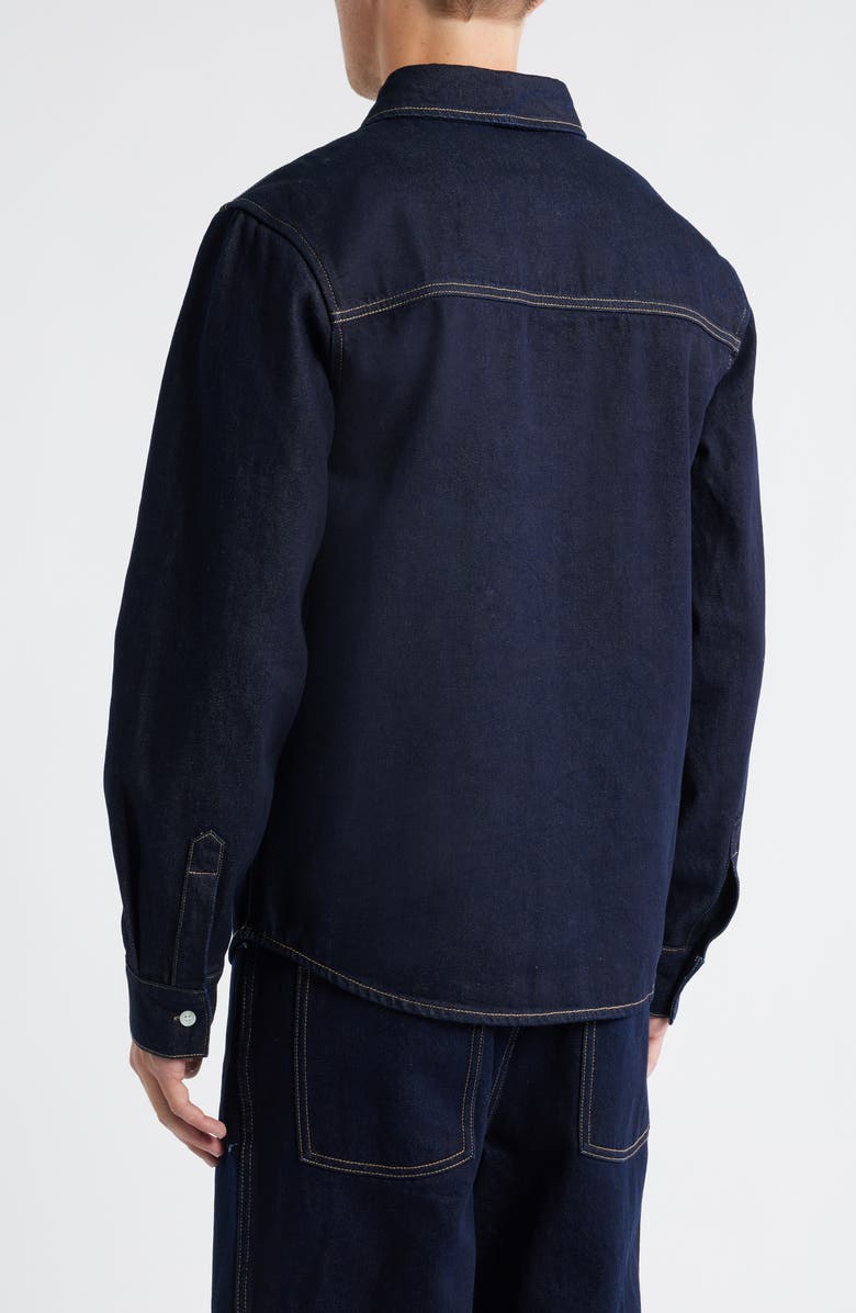 KROST Cotton Denim Button-Up Shirt, Alternate, color, Indigo Wash