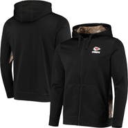 DUNBROOKE Men's Dunbrooke Black/Realtree Camo Kansas City Chiefs Decoy Tech Fleece Full-Zip Hoodie