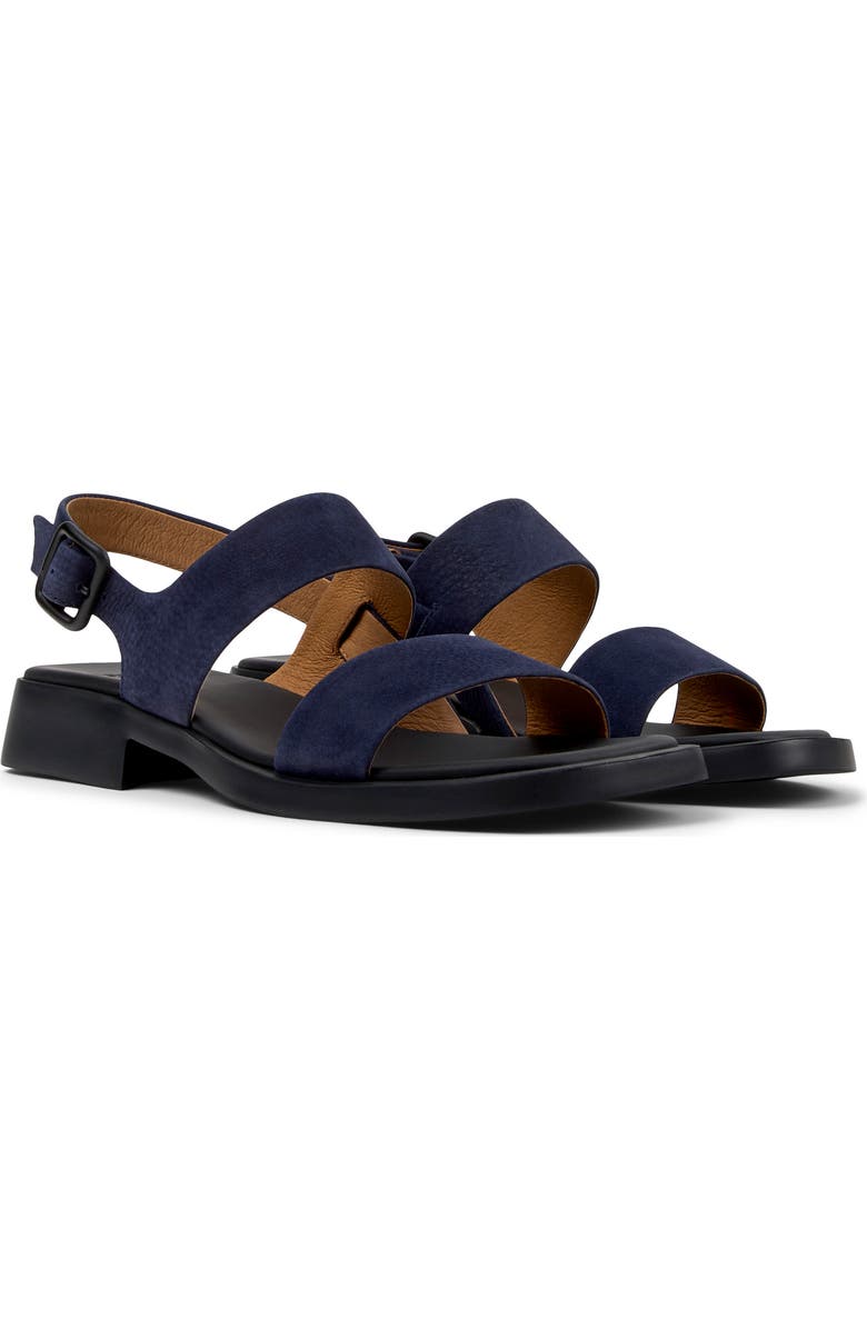 Camper Dana 2-Strap Sandal, Main, color, Dark Blue