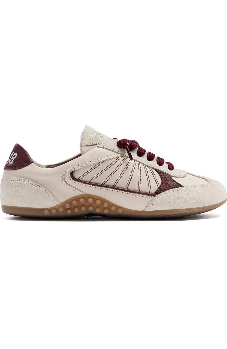 P448 Lisbon Bore Sneaker, Main, color, Cream Maroon