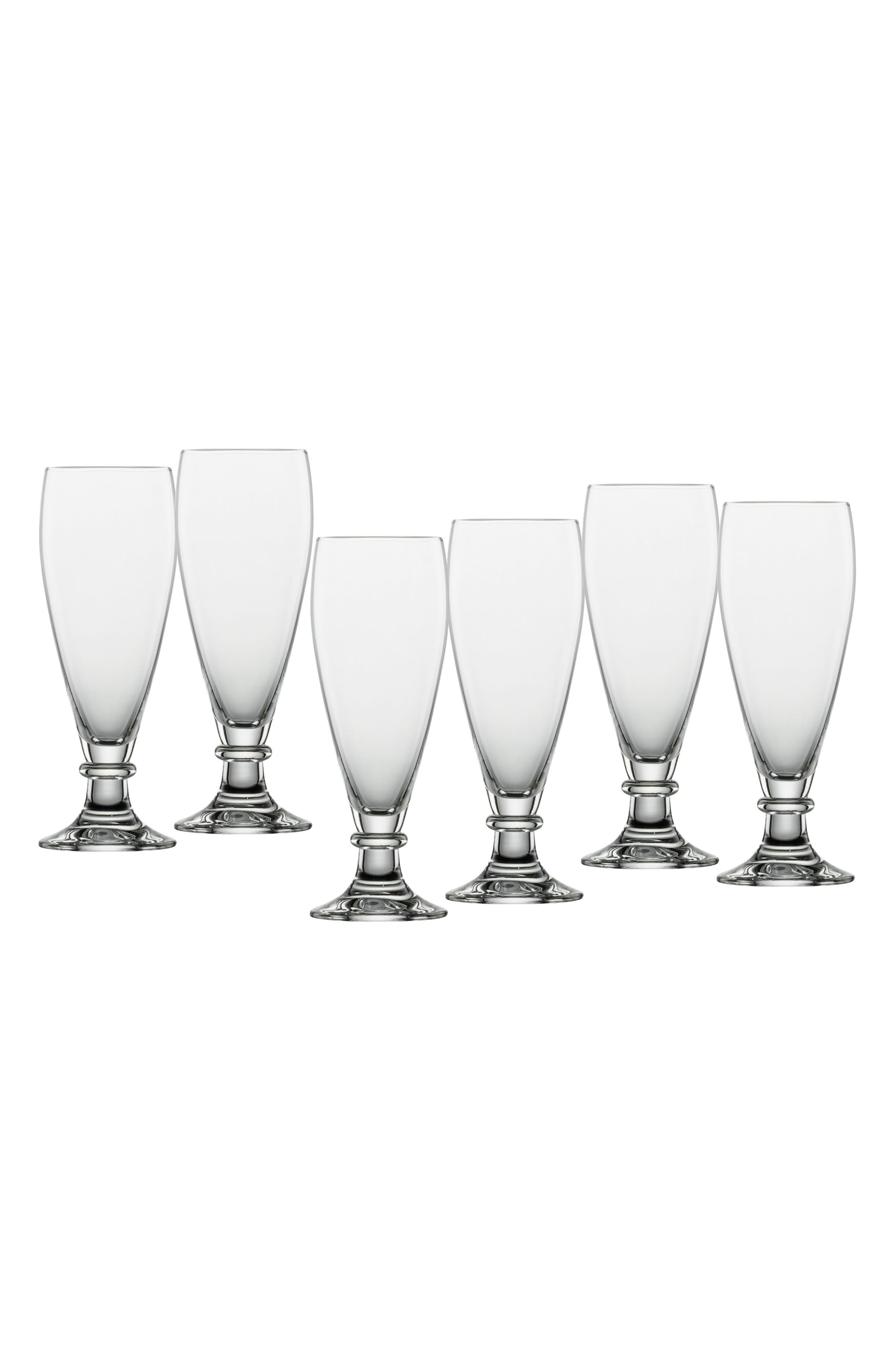 Schott Zwiesel Beer Basic Set of 6 Brussels Pilsner Beer Glasses
